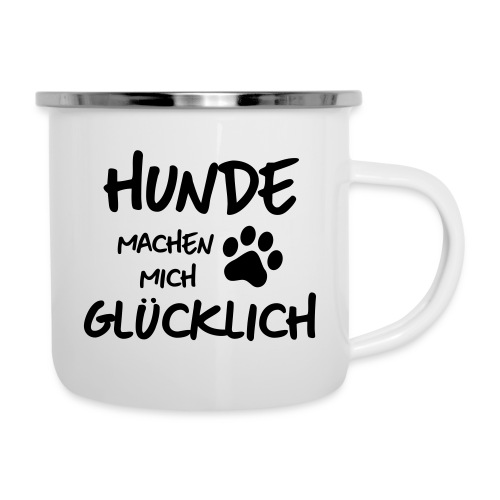 Vorschau: gluck - Emaille-Tasse