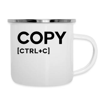 COPY CTRL BLACK - Camper Mug - white - Right