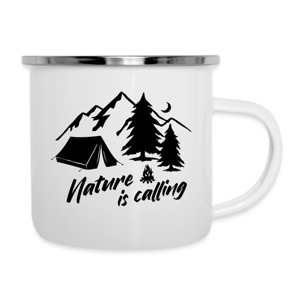 Nature is calling - Emaille-Tasse