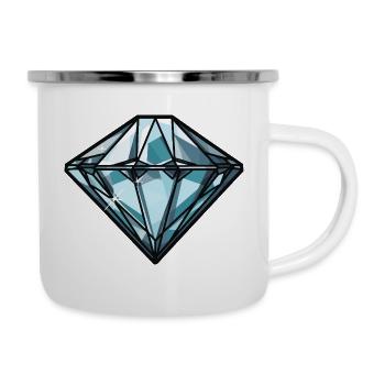 Diamond Symbol - Camper Mug - white - Right