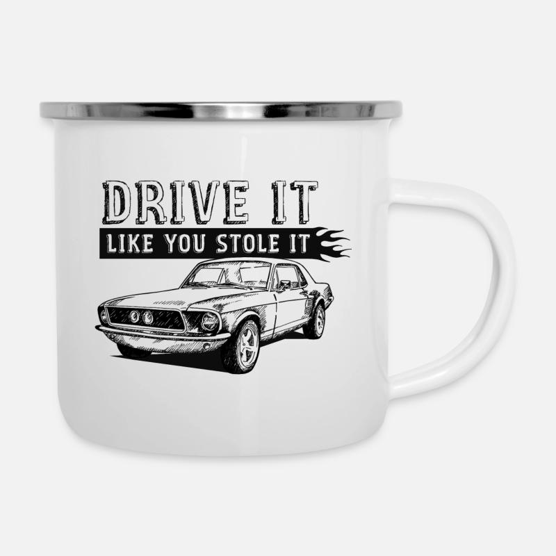 Drive It - Coupe - Camper Mug - white