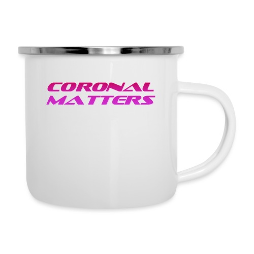 Logo Coronal Matters - Kubek emaliowany