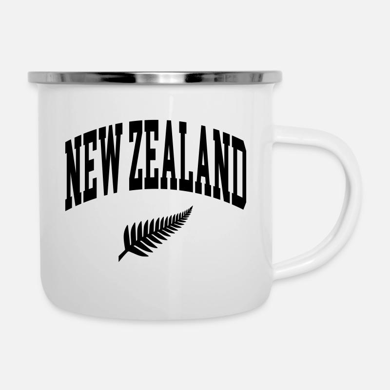 Nouvelle-Zélande - Tasse émaillée - blanc