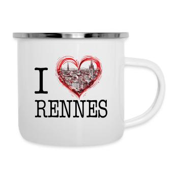 I Love Rennes - Camper Mug - white - Right