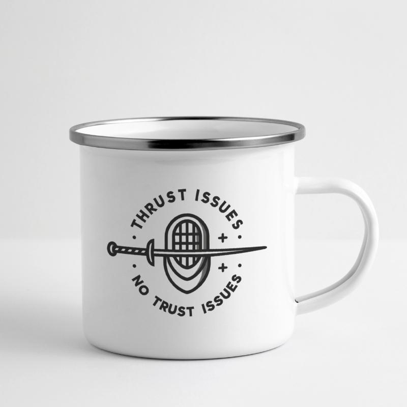 Attack problems, not trust problems Camper Mug