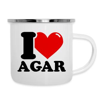 I love agar First name - Camper Mug - white - Right