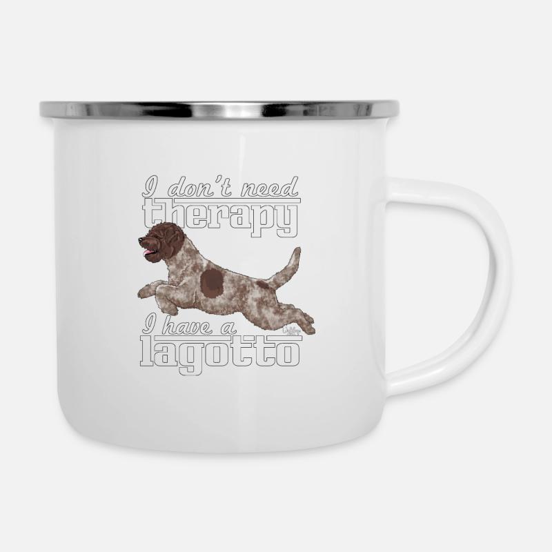 lagottotherapy5 - Camper Mug - white