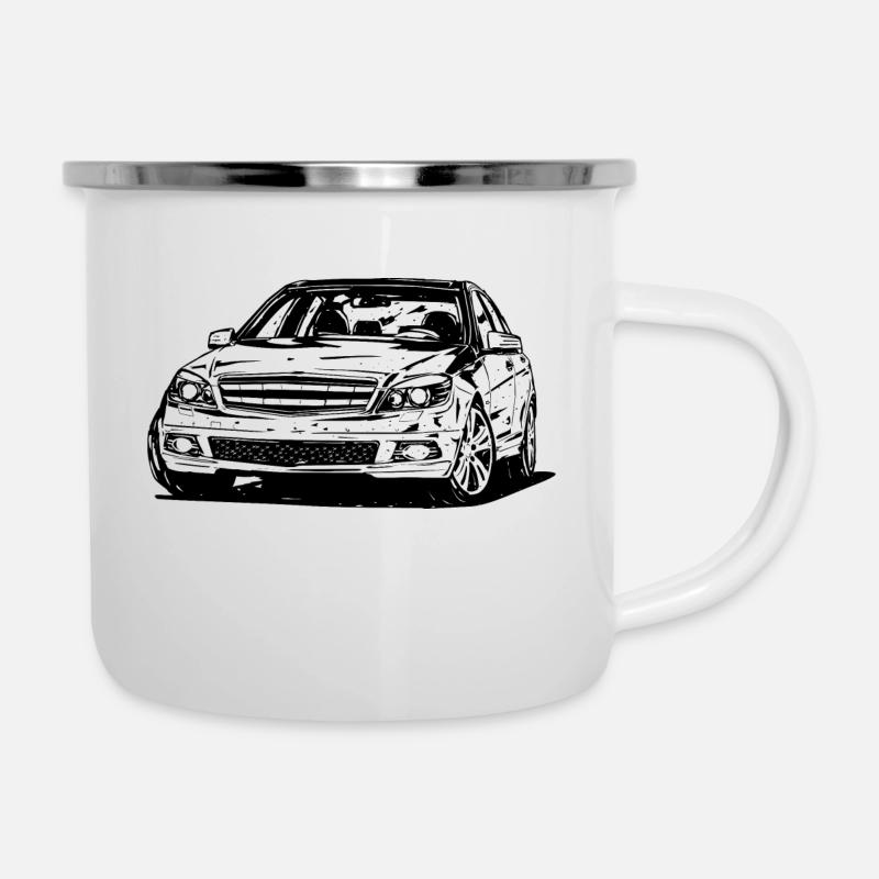 w204 - Emaille-Tasse - Weiß
