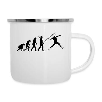 Evolution Javelin Throw - Javelin Thrower - Athletics - Camper Mug - white - Right