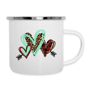 CORAZON ANIMAL PRINT - Camper Mug - white - Right