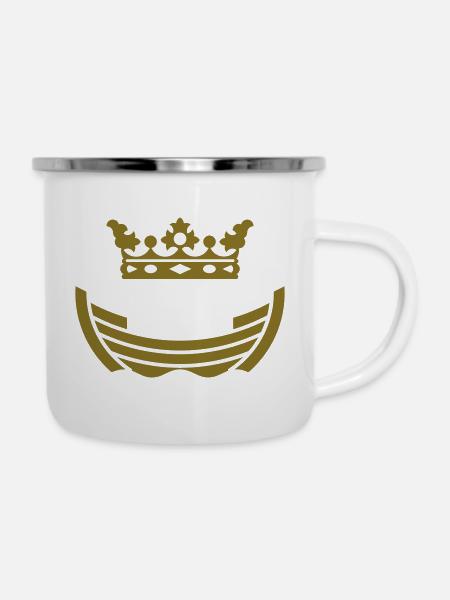 Helsinki - Emaille-Tasse - Weiß