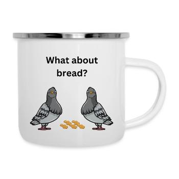 what about bread? - Camper Mug - white - Right