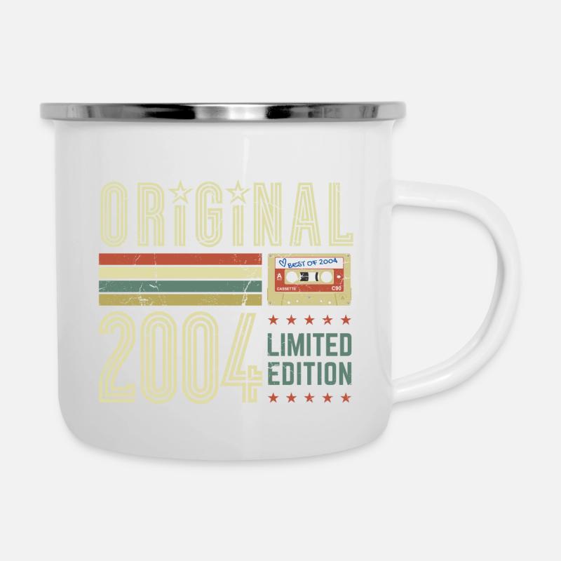 Original 2004 - Limited Edition - Emaille-Tasse - Weiß