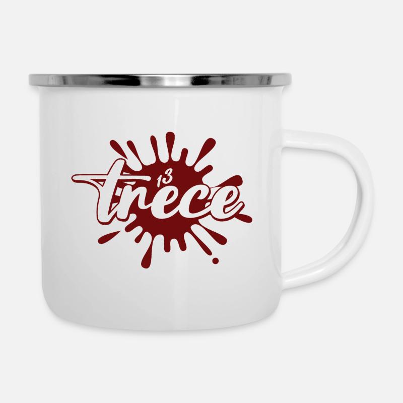 Trece13 Splash - Camper Mug - white