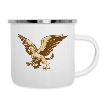 Greif Rostock - Tasse émaillée - blanc - Droite