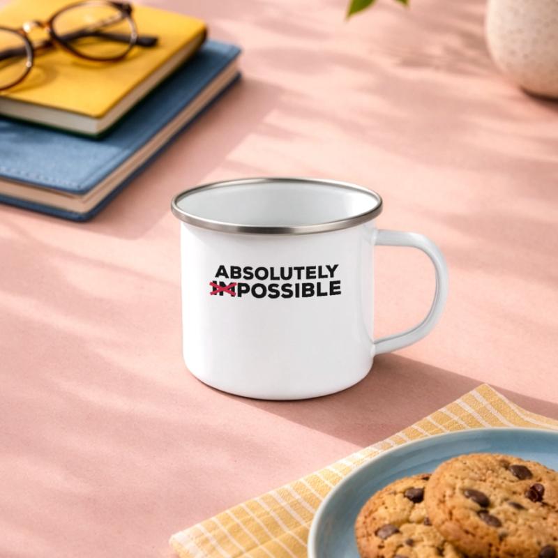 absolutely possible possible sortie solution Optimist Tasse émaillée