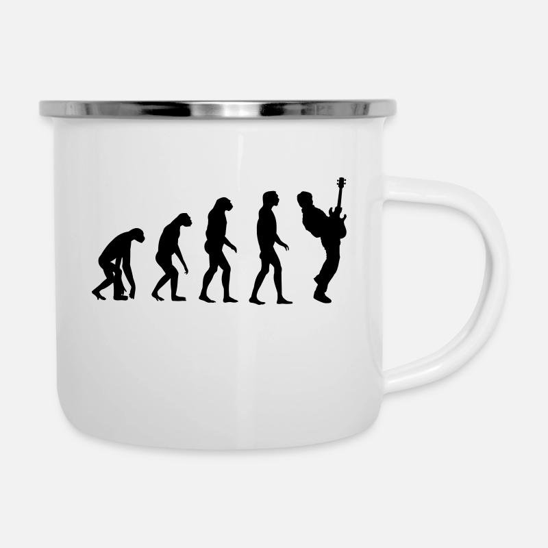 bass player evolution - Camper Mug - white