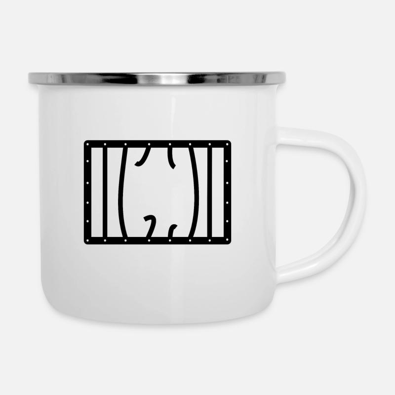 prison - Tasse émaillée - blanc