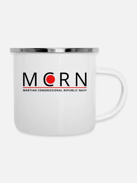 MCRN - Emaille-Tasse - Weiß