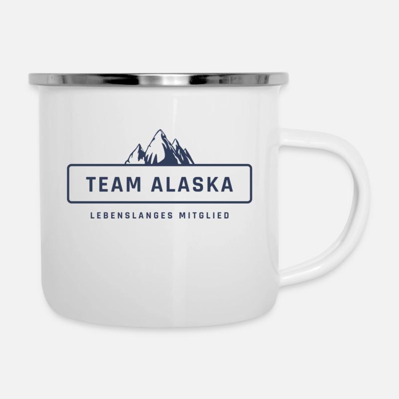 Team Alaska - Camper Mug - white