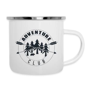 ADVENTURE CLUB ROUND - Camper Mug - white - Right