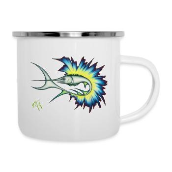 Sailfish - Emaille-Tasse - Weiß - Rechts
