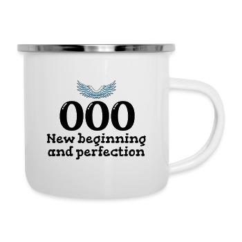Number of Angel 000 Numerology - Camper Mug - white - Right