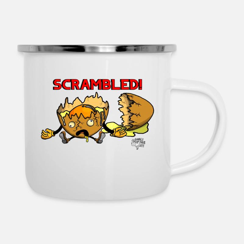Scrambled Egg - Camper Mug - white