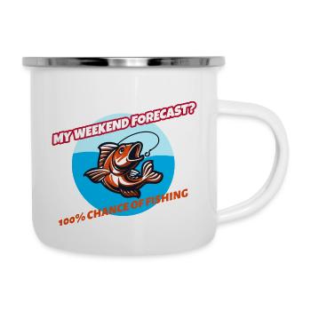 BASS FISHING - Camper Mug - white - Right