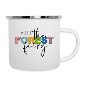 Holla the forest fairy - Camper Mug - white - Right