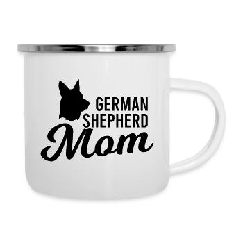 German Shepherd Mama - Camper Mug - white - Right