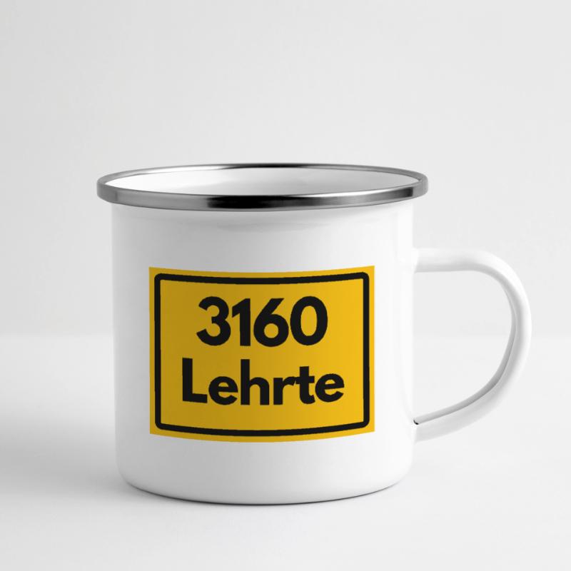 OLD POSTCODE ZIP CODE RETRO 3160 LEHRTE WASSERTURM Camper Mug