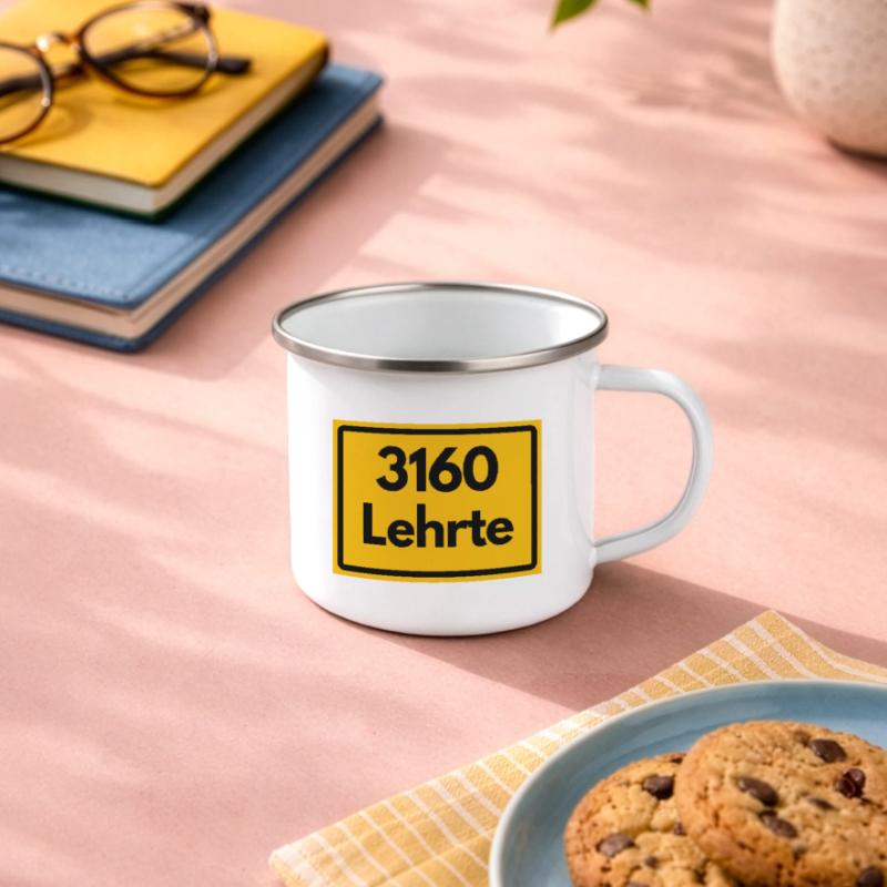 OLD POSTCODE ZIP CODE RETRO 3160 LEHRTE WASSERTURM Camper Mug