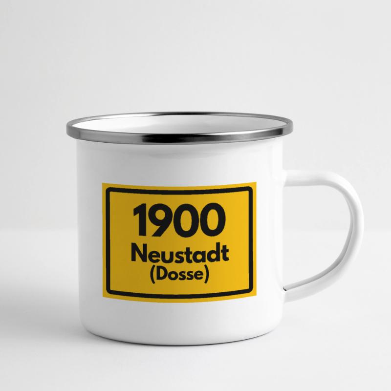 OLD POSTCODE ZIP CODE RETRO 1900 NEUSTADT DOSSE Camper Mug