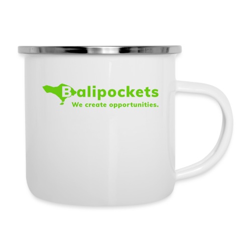 Balipockets Logo - Emaille-Tasse