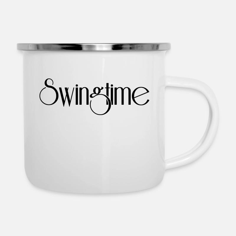 Swing Time - Tasse émaillée - blanc