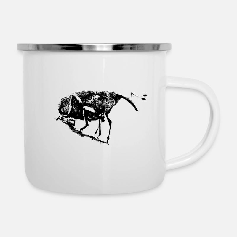Acorn drill / Weevil / Insect - Camper Mug - white