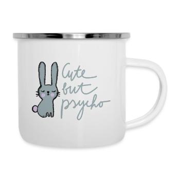 Cute but psycho - Camper Mug - white - Right