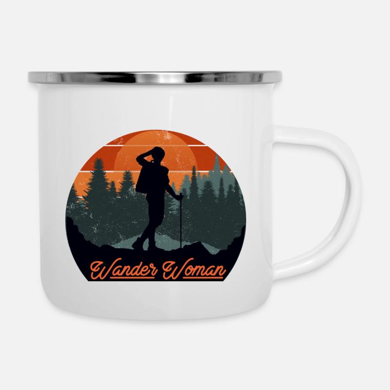 Wander Woman - Camper Mug - white