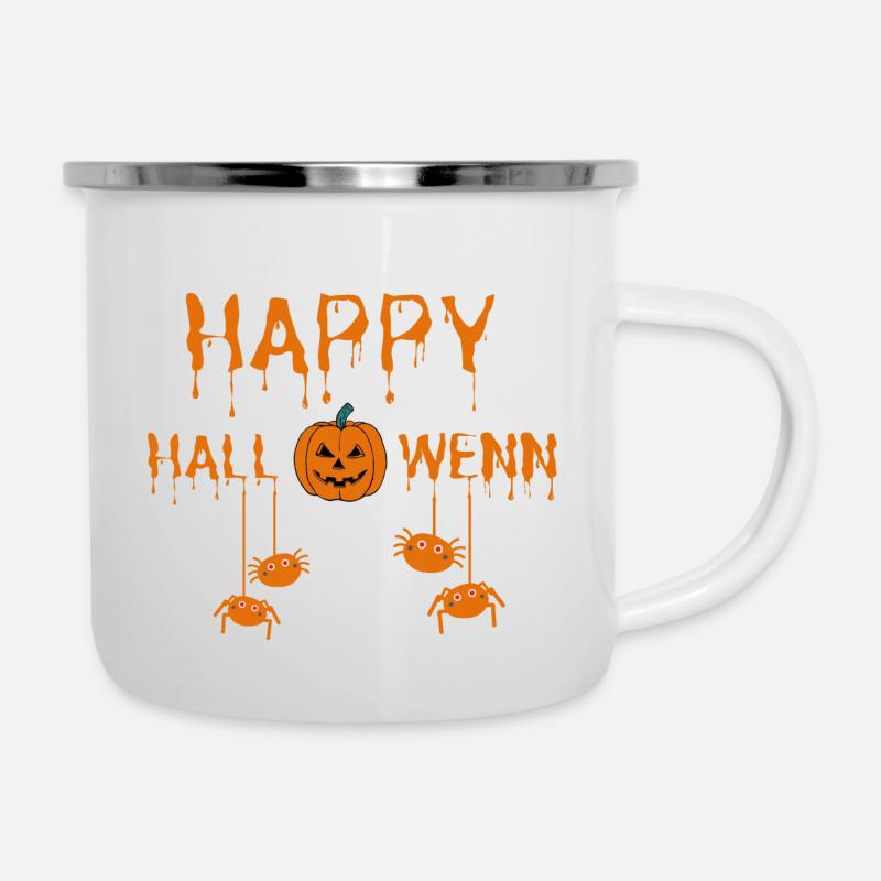Happy Halloween - Camper Mug - white