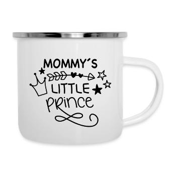 Mamma's Little King - Camper Mug - white - Right