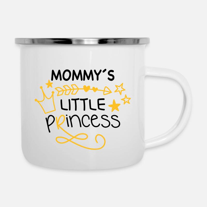 Mommy's little princess - Emaille-Tasse - Weiß
