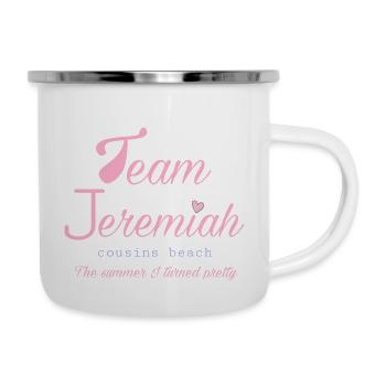Mannschaft Jeremiah Fisher - Emaille-Tasse - Weiß - Rechts