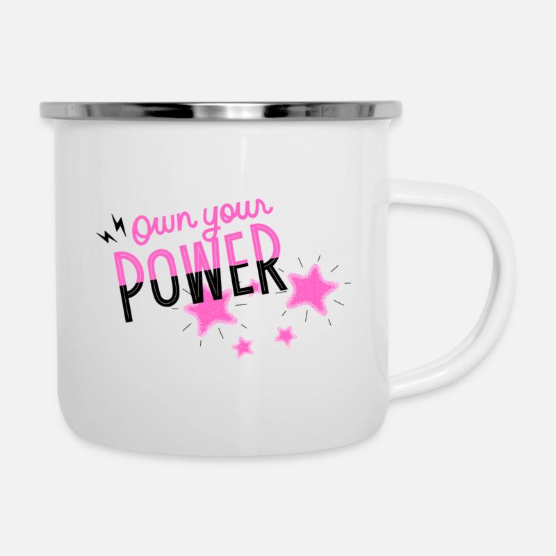 ImpulsZündung - Emaille-Tasse - Weiß