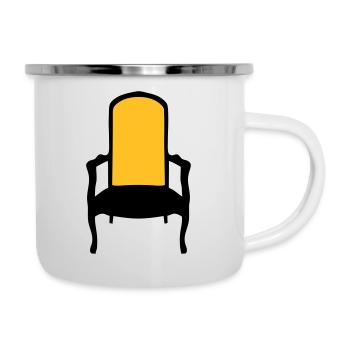 old armchair chair 2 - Camper Mug - white - Right
