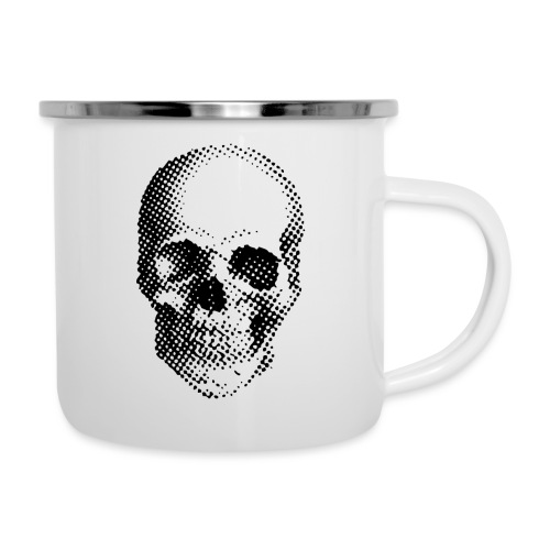 Skull & Bones No. 1 - schwarz/black - Emaille-Tasse