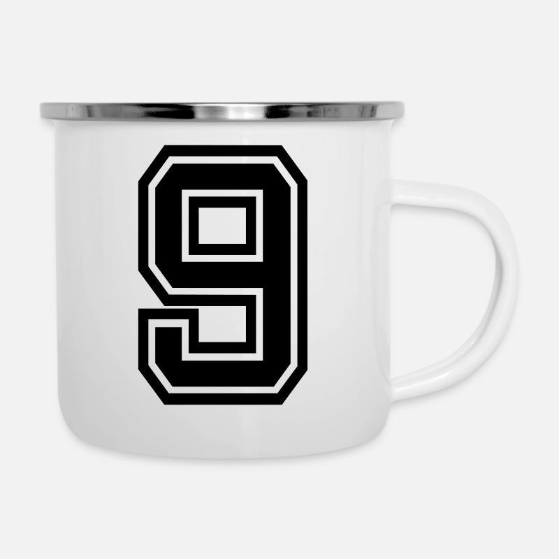 9 - Tasse émaillée - blanc