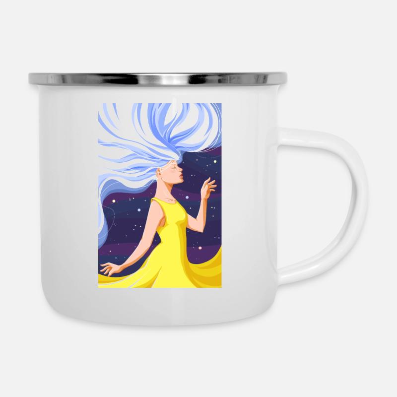Ms. | Goddess in space - Camper Mug - white