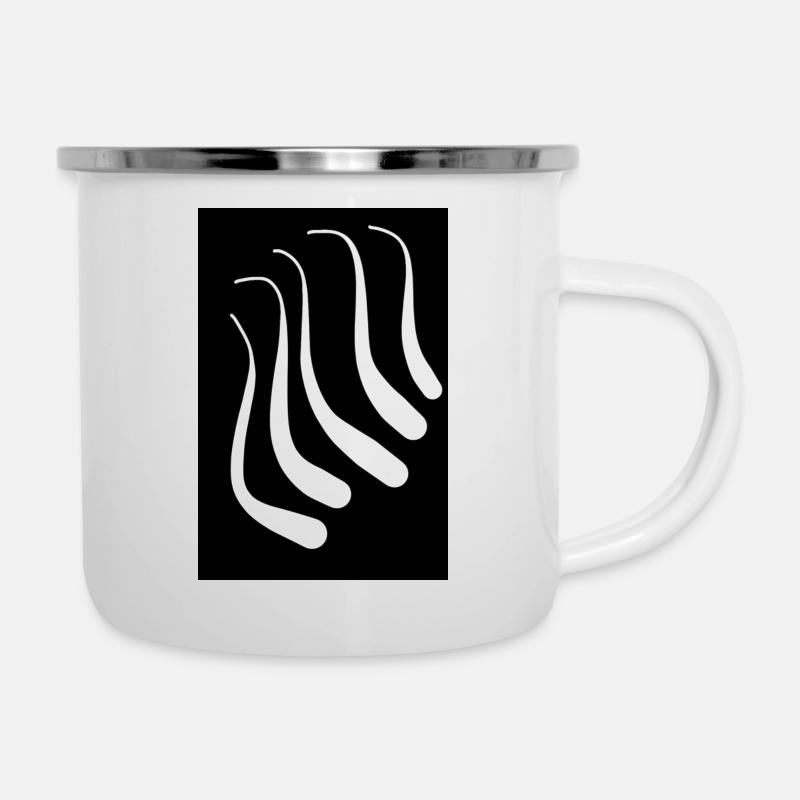 claw - Emaille-Tasse - Weiß
