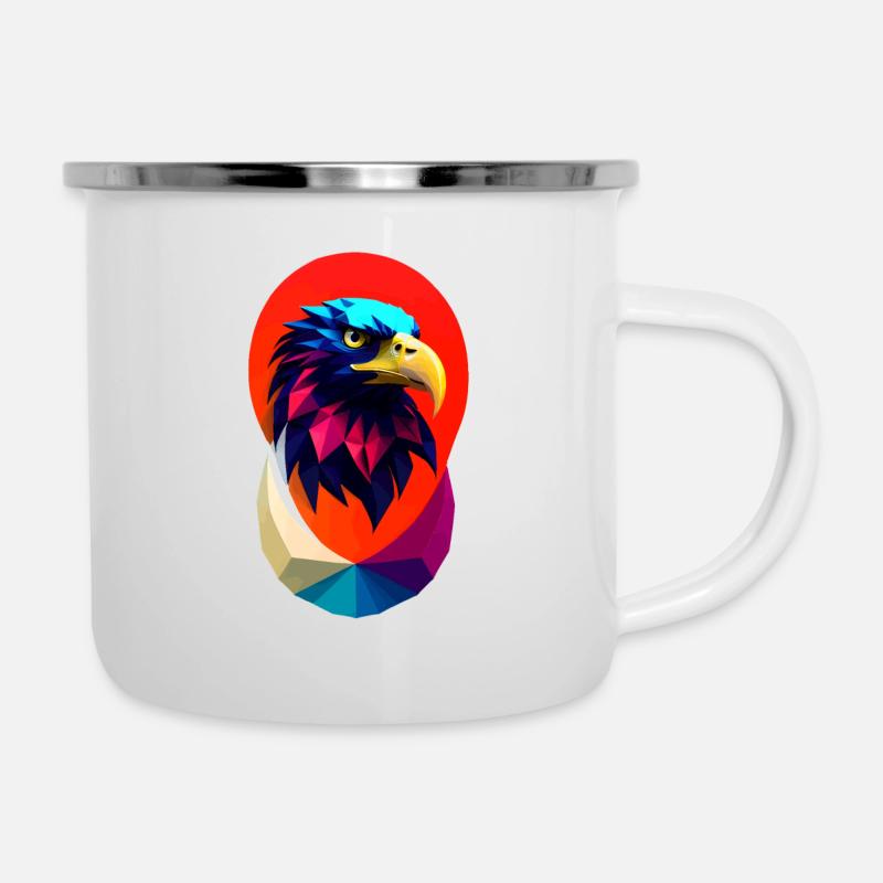 Eagle #3 - Camper Mug - white